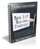 Thumbnail Basic List Building Strategies with PLR