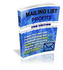 Thumbnail Mailing List Profits 2nd Edition with Master Resell Rights