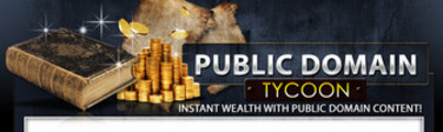 Thumbnail Public Domain Tycoon  MRR Ebook & Upgrade Video + Audio gift