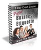 Thumbnail Proper Business Etiquette with PLR