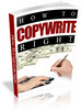 Thumbnail How To Copywrite Right - Ebook with PLR