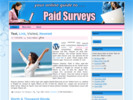 Thumbnail Paid Surveys Theme - WordPress & HTML Theme with PLR