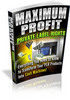 Thumbnail Maximum Profit Private Label Rights - Ebook with PLR