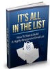 Thumbnail Its All In The List - Ebook with MRR
