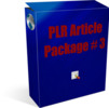 Thumbnail PLR Article Package #3 Thumbnail PLR Article Package #3
