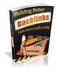 Thumbnail Building Better Backlinks - eBook with MRR