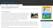 Thumbnail Home Schooling Blog - WP Blog with PLR