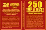 Thumbnail 250 Top & Best comparison Articles - Articles with PLR