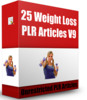 Thumbnail 25 Weight Loss PLR Articles V9 - Articles with PLR