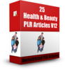 Thumbnail 25 Health & Beauty PLR Articles V12 ( Articles with PLR License)