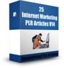 Thumbnail 25 Internet Marketing Articles V14 ( Articles with PLR License)