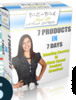 Thumbnail 7 Products In 7 Days - eBook with RR License