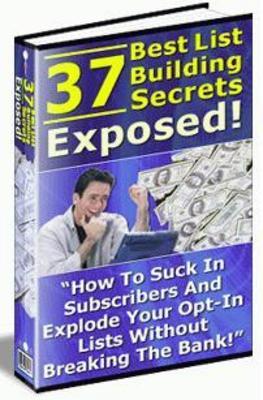 Product picture 37 List Building Secrets MRR