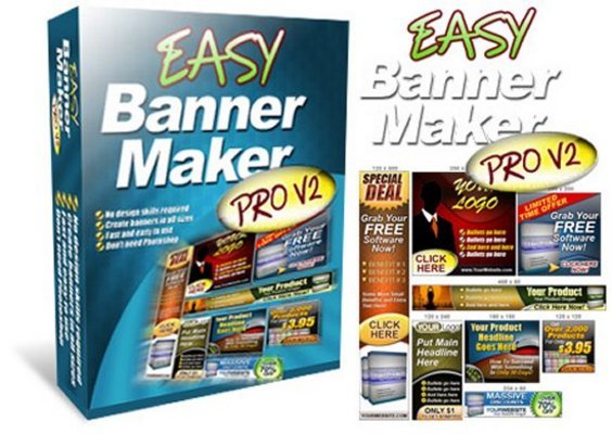 Product picture Easy Banner Maker PRO version 2 - Create Your Own Banners