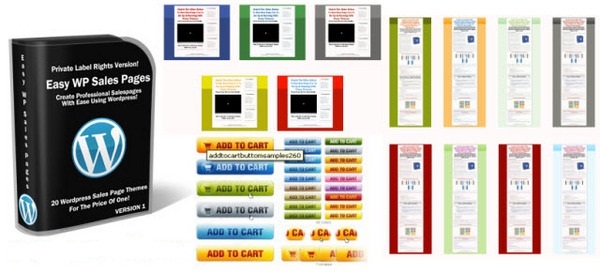 Product picture Easy WP Sales Pages With PLR