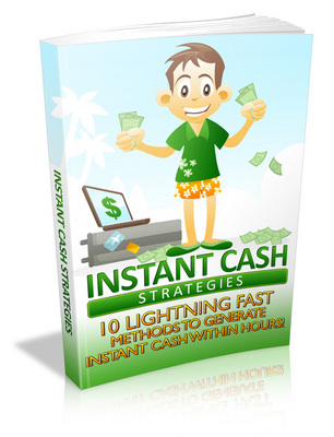Product picture Instant Cash Strategies with PLR