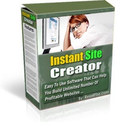 Product picture Instant Site Creator with Master Resale Rights