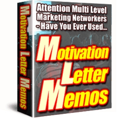 Product picture Motivation Letter Memos with MRR