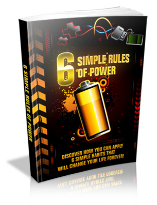 Product picture 6 Simple Rules Of Power with Master Resale Rights