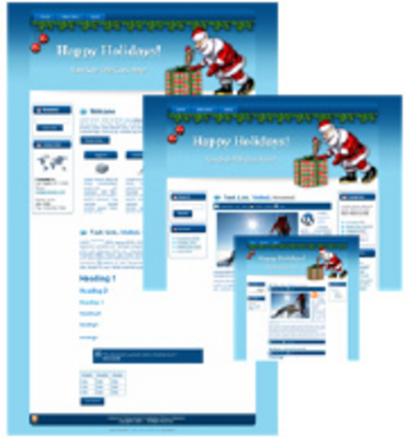 Product picture Santa Wp Theme, Blogger & Html Template With MRR