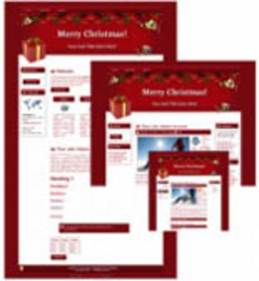 Product picture Mouse Christmas Wp Theme, Blogger & Html Template With MRR 