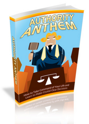 Product picture Authority Anthem with Master Resell Rights