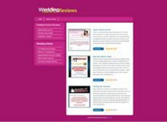 Product picture Review Site - Wedding with Private Label Rights