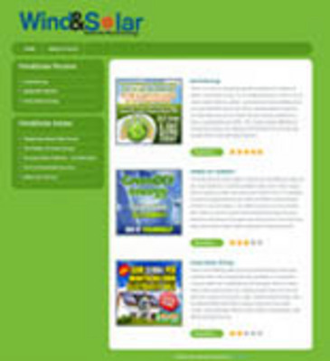 Product picture Review Site - Wind Solar with Private Label Rights
