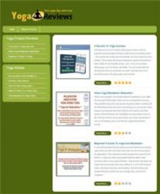 Product picture Review Site - Yoga with Private Label Rights