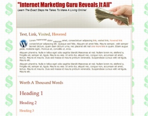 Product picture Wordpress Sales Page Themes V1 With Private Label Rights