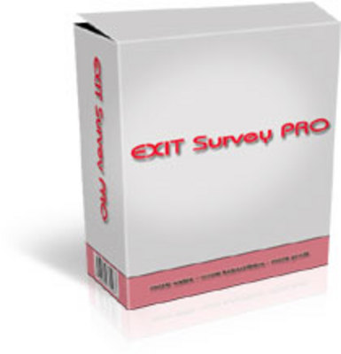 Product picture Exit Survey PRO with Master Resell Rights