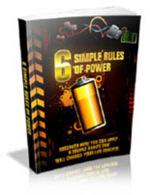 Product picture 6 Simple Rules Of Power with MRR