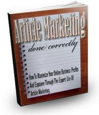 Product picture Article Marketing Done Correctly with MRR