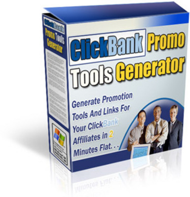 Product picture Clickbank Promo Generator with MRR