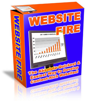 Product picture Website Content Fire with PLR