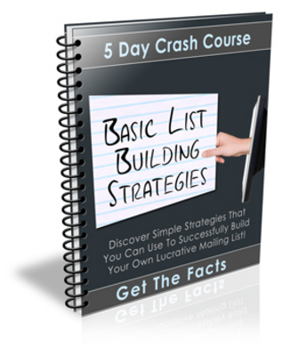 Product picture Basic List Building Strategies with PLR