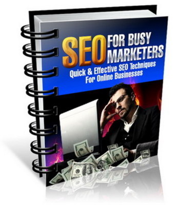 Product picture SEO For Busy Marketers with Master Resell Rights