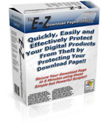 Product picture The EZ Download Page Protector with Master Resell Rights