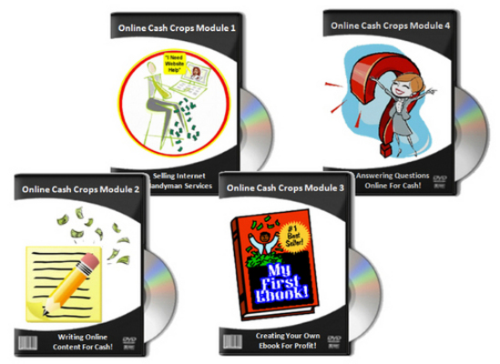 Product picture Online Cash Crops with VIDEO,EBOOK and RR