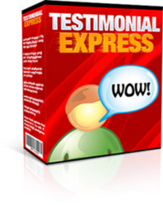 Product picture Testimonial Express Software with Full Master Resell Rights