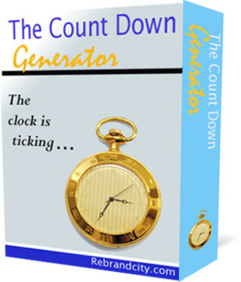 Product picture The Count Down Generator with Master Resell Rights