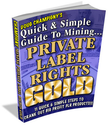 Product picture Mining PLR Gold with Master Resell Rights