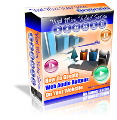 Product picture Create Web Audio Buttons with Master Resell Rights