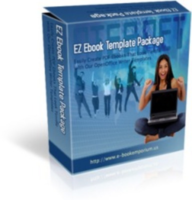 Product picture EZ eBook Template Package with Master Resell Rights