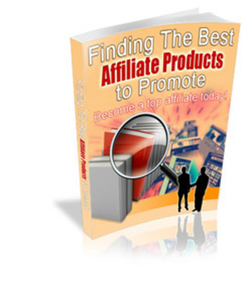 Product picture Finding The Best Affiliate Products To Promote with MRR