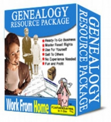 Product picture Genealogy Resource Package