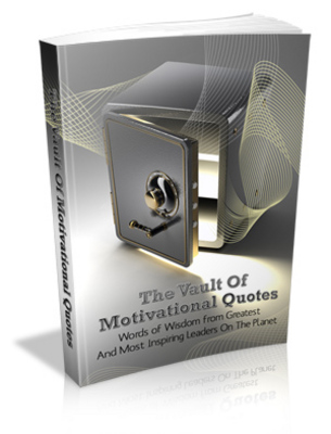 Product picture The Vault of Motivation Quotes with Master Resell Rights