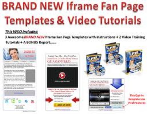 Product picture Facebook Fanpage Marketing  Resale Fanpage iFrame Templates