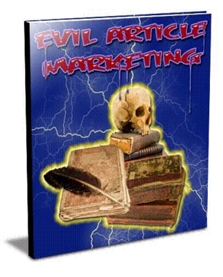 Product picture Evil Article Marketing with Master Resell Rights