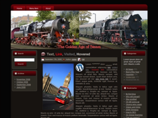 Product picture 3 Steam Engine Themes  HTML & WordPress Theme with MRR